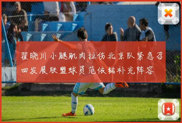 翟晓川小腿肌肉拉伤北京队紧急召回发展联盟球员范依铭补充阵容